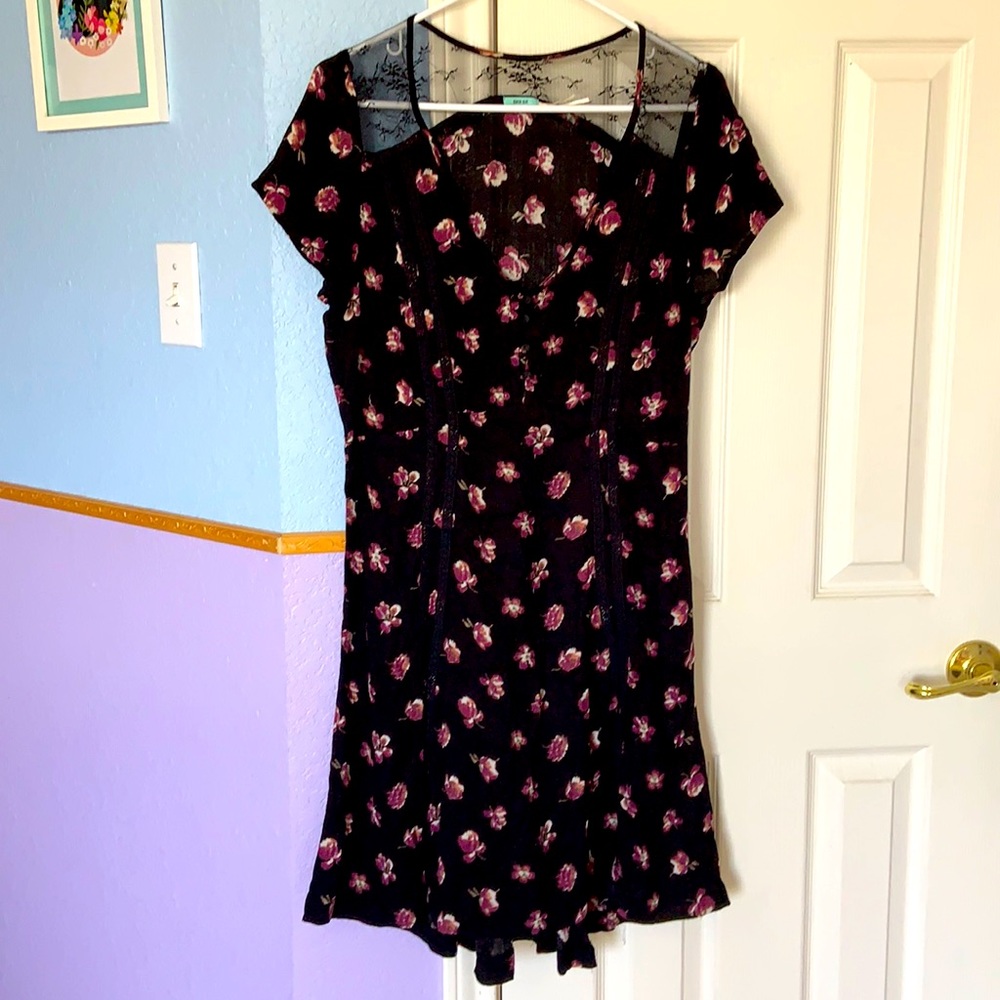 Kimchi Blue Floral and Lace Dress